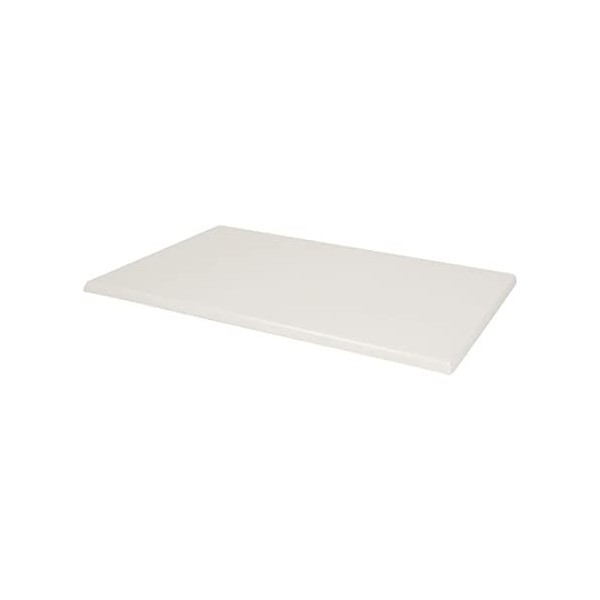 Bolero Table rectangulaire pré-percée effet hêtre 1200 x 800 mm