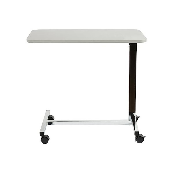 Teqler - Table de lit réglable en Hauteur - Table d’appoint pour Lits de Malades et de Soins