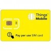 Carte SIM PRÉPAYÉE - Things Mobile - couverture mondiale, réseau multi-opérateur GSM/2G/3G/4G LTE, sans coûts fixes, sans éch