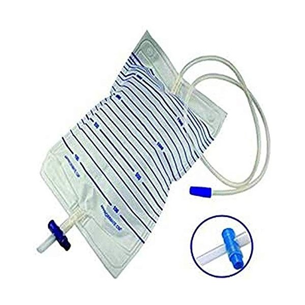 Cura Farma Sacs Urine avec Robinet de Vidange Croisé 30 Unités