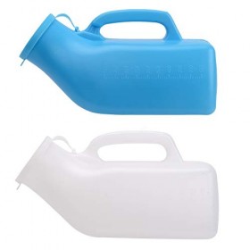 Tovee Lot de 2 urinoirs pour homme Anti-déversement Portable Bouteille urinoir portable pour voiture, WC portable pour voyage