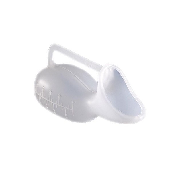 Nrs Healthcare Urinal pour Femme en Plastique Transparent