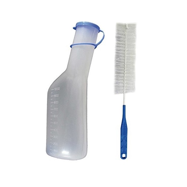 Tiga-Med Kit brosse de nettoyage pour urine 1 l + 1 brosse de nettoyage