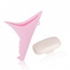 ZoneYan Urinoir pour Femme, Urinoir Portable, Urinoir Femme Camping, Pisse Debout Portable pour Femme, Pipi Debout Femme, Ros