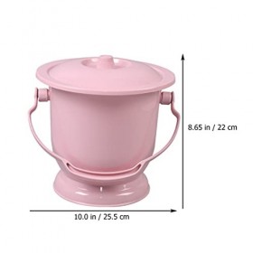 Angoily Chambre Pot Bassines Urinoir D urine Pots Avec Couvercle Portable Potty Toilettes Durable Robuste Pour Les Personnes