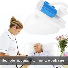 Urine de pot, 2000&nbsp;ml Grande Capacité âgées et les enfants urine de longue durée de poches à urine urinoir utilisation en cha