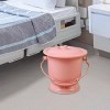 MagiDeal Pot de chambre avec couvercle, bassin crachoir résistant aux éclaboussures couleur vive enfants adultes avec poignée