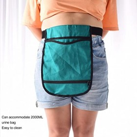 Support de Sac de Drainage Durine 2000 ML Réglable Sac Unique Housse de Sac de Cathéter Portable pour Lit de Fauteuil Roulan