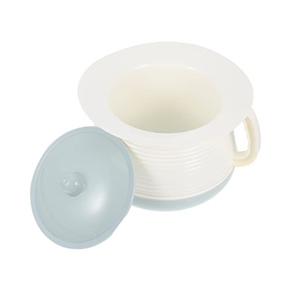 Zerodeko Pot de Chambre Unisexe pour Adultes Enfants Toilettes Portables Chambre Pot avec Couvercle Et Poignée Spittoon Bassi