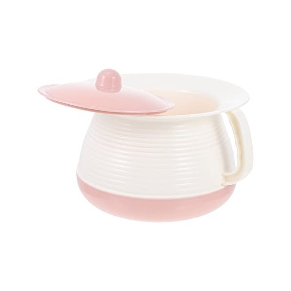 Zerodeko Pot de Chambre Unisexe pour Adultes Enfants Toilettes Portables Chambre Pot avec Couvercle Et Poignée Spittoon Bassi