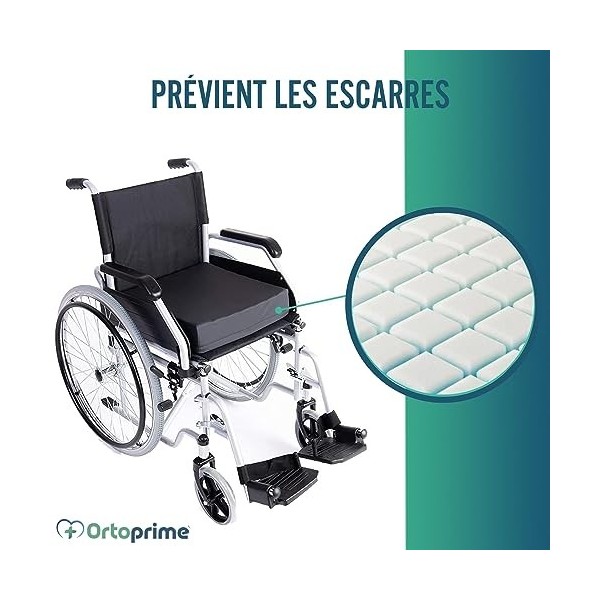 OrtoPrime Coussin Anti Escarres Rembourré de Mousse - Prévention et Traitement des Ulcères liés aux Pressions sur Le Coccyx -