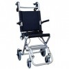 Mobiclinic, Fauteuil roulant de transit, Neptuno, Aluminium, Pliant, Frein sur poignées, Marque espagnole, Repose-pieds plian