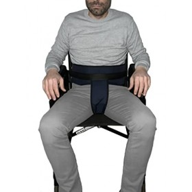 Gar Medical Ceinture de sécurité pour fauteuil roulant, taille universelle abdomino-pelvienne, ceinture de sécurité adulte. T