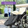 BRAMBLE Couvre-Jambes de Fauteuil Roulant Doublés en Polaire avec Poche Intérieure - Solide, Chaud & Imperméable