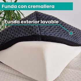 Valentia Medical - Coussin Anti Escarres Fessier 42x42x8, Mémoire de Forme 60kg m/3, Coussin Fauteuil Roulant, Soulagement ul