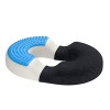 bonmedico Coussin Coccyx Orthopédique - Bouée Médicale Ergonomique en Gel et Mousse à Mémoire de Forme