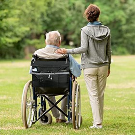 supregear Sac pour Fauteuil Roulant, sac Daccessoires pour Fauteuil Roulant, Ceinture Réfléchissante de Sécurité de Grande C