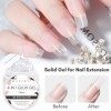 Makartt Gel dextension dongle Solide 4 en 1 Glux Gel Gel pour les Ongles Constructeur 15 ml de Colle à Ongles UV pour les O