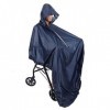 Agatige Poncho imperméable pour Fauteuil Roulant avec Capuche, Housse de Pluie pour Fauteuil Roulant Cape de Protection Contr