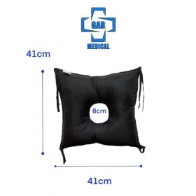 Gar Medical Coussin Anti-escarres Trou carré étanche, Coussin hémorroïde Unisexe, Coussin Orthopédique, Coussin Coccyx.