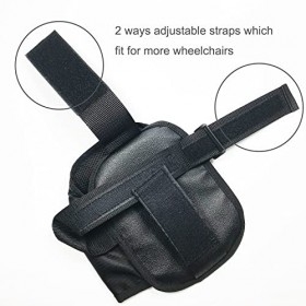 2PC anti-dérapant chaussures de contrainte de fauteuil roulant sangles de fixation réglables support de retenue de chaussure 