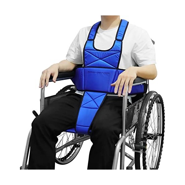 [LOSCHEN] Sangle de fauteuil roulant antidérapante, sangle intégrale respirante, accessoire pour fauteuil roulant anti-bascul