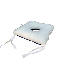 Gar Medical Coussin Anti-escarres en Forme de carré avec Trou, Prévention des escarres, pour fauteuils roulants, canapé, lit.