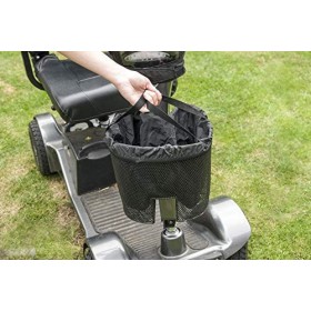 Mobilité Panier Sac Doublure & Housse Poignées avant Imperméable Ajusté, Noir