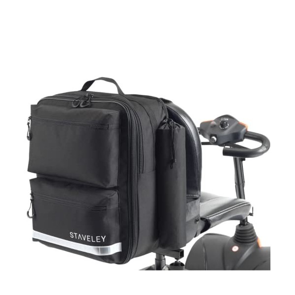 Staveley Sac XL pour scooter de mobilité | Sac de courses extensible pour scooters à mobilité réduite et scooters à mobilité 