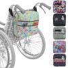Vive Sac pour fauteuil roulant pour accessoires – Convient aux déambulateurs, aux déambulateurs et aux chaises – Sac à dos ré...