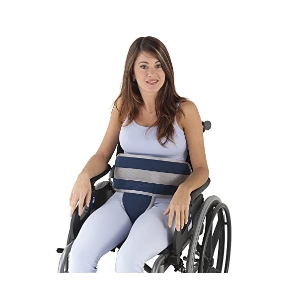 Obbocare - Ceinture Pour Fauteuil Roulant Fixation Abdominale. Soutien Du Tronc Dans Un Chaise Roulante. Ceinture De Sécurité