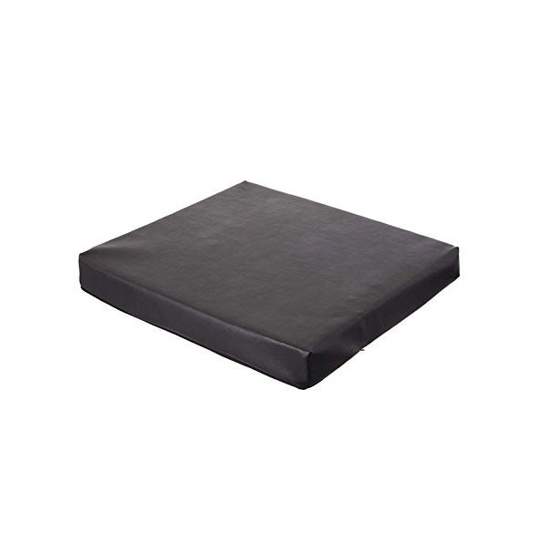 Lifeswonderful - Coussin Sassise pour Fauteuil Roulant - Vinyle - Noir - 46 x 40 x 5cm