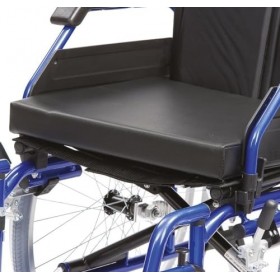 Lifeswonderful - Coussin Sassise pour Fauteuil Roulant - Vinyle - Noir - 46 x 40 x 5cm