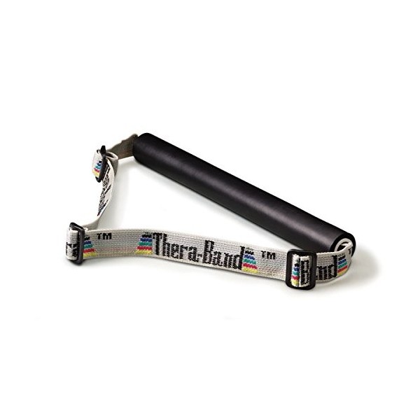 THERABAND Lot de 2 Accessoires pour Bandes de résistance élastiques et Tubes avec connecteur en D, équipement dexercice pour