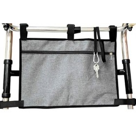 QIAMNI Sac de rangement pour fauteuil roulant avec poches, support pour fauteuil roulant, accoudoir, déambulateurs, déambulat
