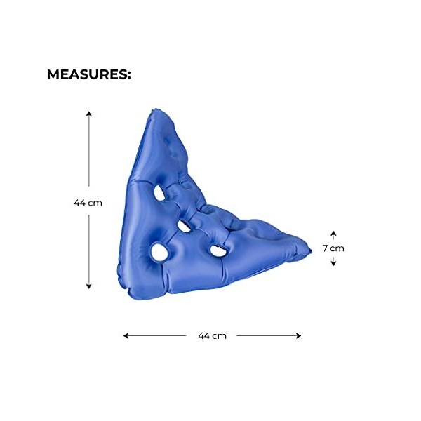 Mobiclinic, Coussin D’Assise Gonflable, AIR-03, Marque européenne, Coussin de Coccyx, Coussin pour hémorroïdes, Comprend Le g