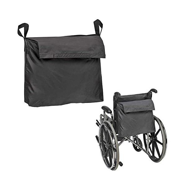 Sac de rangement pour dossier de fauteuil roulant Accessoire de