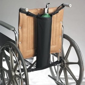 Agatige Sac de Bouteille Doxygène, Sac pour Fauteuil Roulant Arrière Sac Suspendu de Chaise Roulante Portable Sac de Stockag