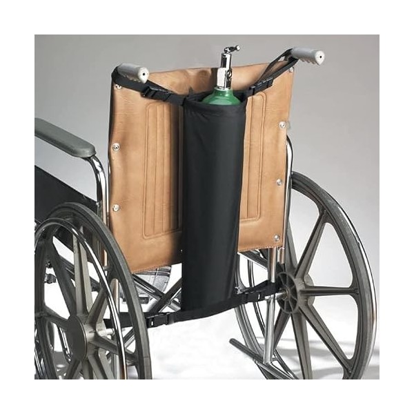 Agatige Sac de Bouteille Doxygène, Sac pour Fauteuil Roulant Arrière Sac Suspendu de Chaise Roulante Portable Sac de Stockag