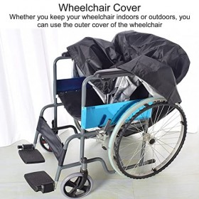YEmirth Housse de fauteuil roulant, housse de fauteuil roulant électrique, housse de fauteuil roulant imperméable en tissu Ox