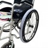 Housses de pneu de fauteuil roulant pour roues de 61 cm pour protéger les sols, moquettes, pantoufles