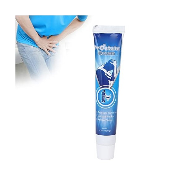 Crème de Prostate pour Hommes, Crème Antifongique, Crème de Traitement pour Soulager les Mictions Fréquentes, Andropause, 20g