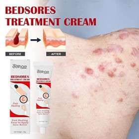 Wukesify Crème Anti-escarres, PommaAnti-escarres 20g, Rapipour la cicatrisation des plaies, soulagement apaisant des lit, Pea