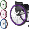 Couvre-jantes Pour Fauteuil Roulant De 24 Pouces – Paire De Protecteurs De Jante Antidérapants Et Durables Pour Fauteuil Roul