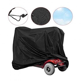 Housse de Poncho Imperméable, Housse de Scooter de mobilité, Housse de Protection pour Fauteuil Roulant Extérieur, Protection
