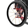 Lot de 2 housses de jantes coulissantes pour fauteuil roulant - 24/22" - En silicone antidérapant et résistant à lusure - Am