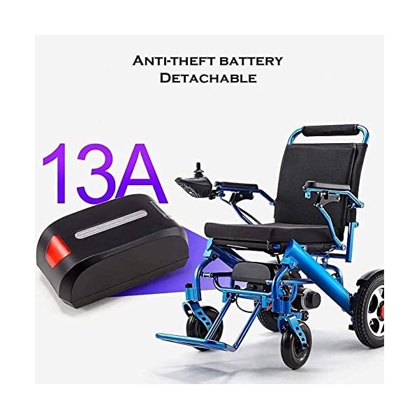 Fauteuils Roulants Électriques Portables, Scooters De Mobilité Électriques Fauteuil Roulant Ergonomique Pliant Ultra-Léger, P