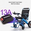 Fauteuils Roulants Électriques Portables, Scooters De Mobilité Électriques Fauteuil Roulant Ergonomique Pliant Ultra-Léger, P