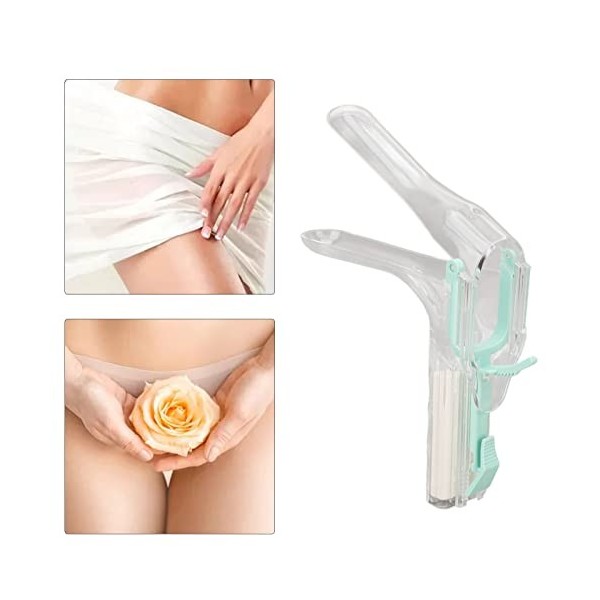 Spéculum Vaginal Médical, Spéculum LED Indolore avec Surface Lisse pour le Nettoyage des Parties Intimes