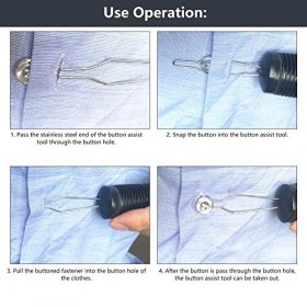 AMONIDA Aide à la Boutonnage, Aide aux Boutons, Aide à la Tirette à glissière Outil daide à la Chemise Robe vêtements Vie in